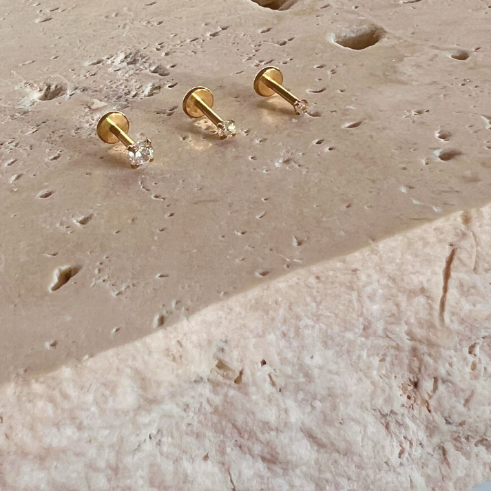 Lumi Stud - Gold