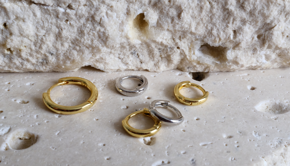 Deliberately Plain earrings collection
