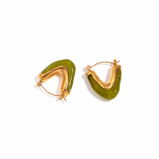 Verdant Arc Hoops