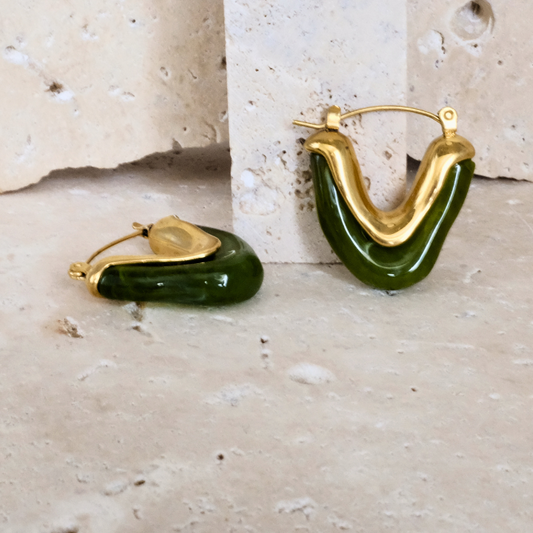 Verdant Arc Hoops