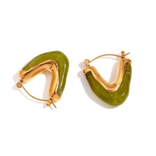 Verdant Arc Hoops